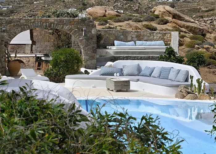 Villa Charming In Platis Gialos With Private Pool Paradicsom part