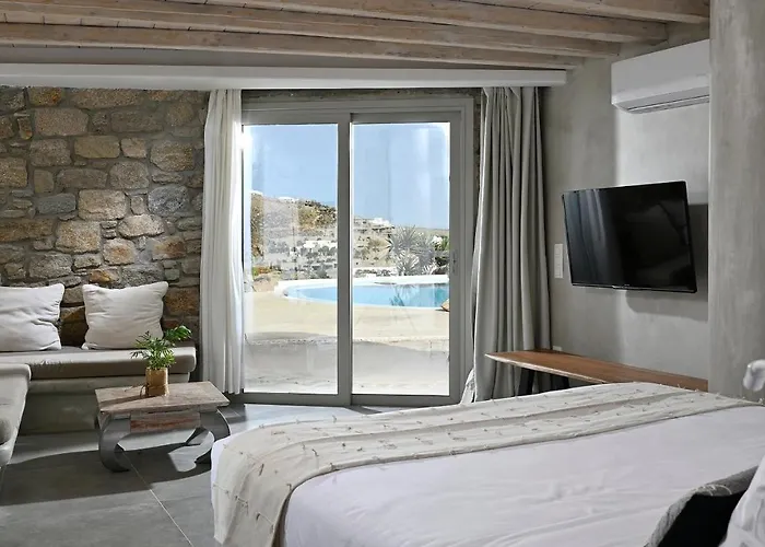 Platis Gialos: Charming Retreat With Private Pool Paradise Beach (Mykonos)